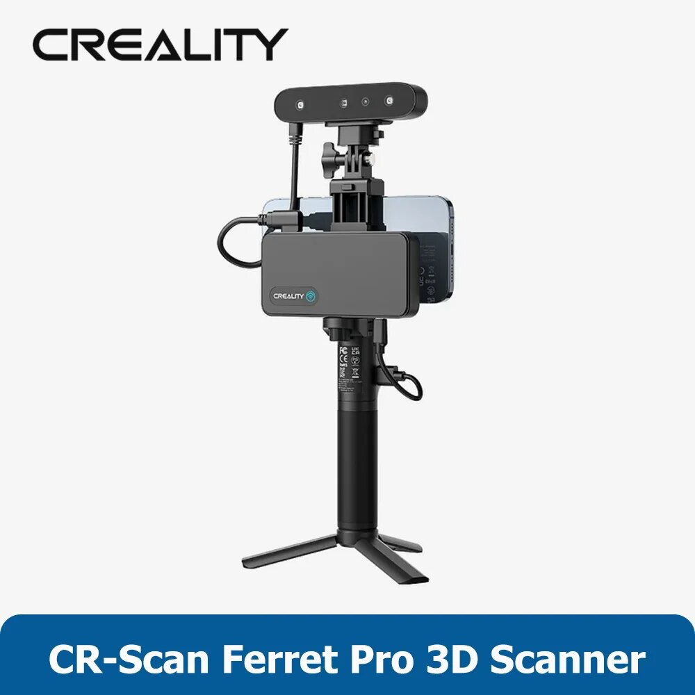Creality CR-Scan Ferret Pro 3D ĳ, ն  , iOS ȵ̵, 24 Ʈ   ߿ ĳ, 0.1mm Ȯ